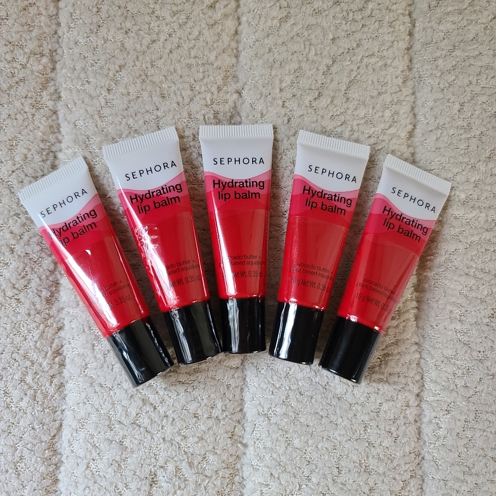 Sephora Vegan Hydrating Lip Balm -  cherry 3 - 10g Full Size
